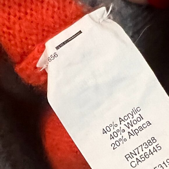 J Crew Wool Alpaca Stripe Sweater Women's Size XS Extra Small Long Sleeves - Picture 4 of 6